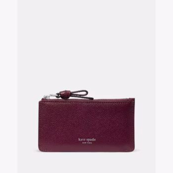 Kate Spade Loop East West Zip Card Case (Purple Agate)
