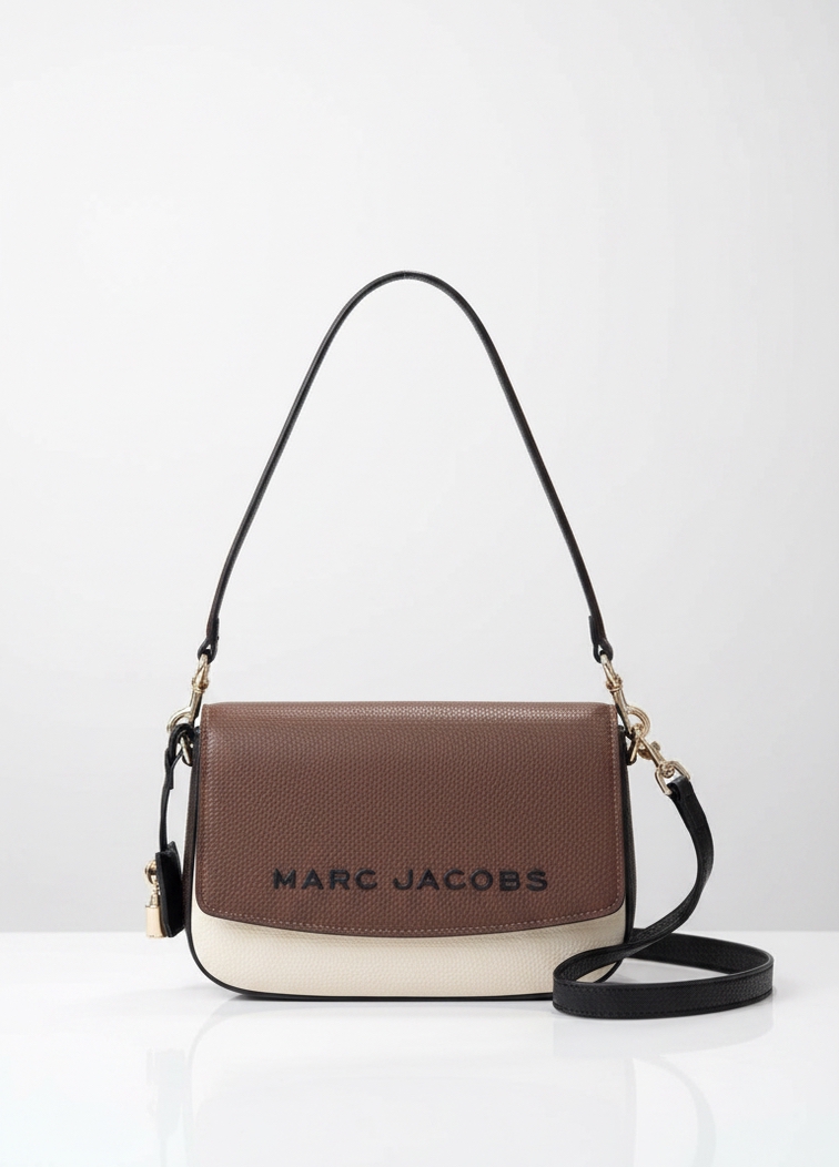 Marc Jacobs Drifter Swing Leather Crossbody Bag (Cognac Multi)1