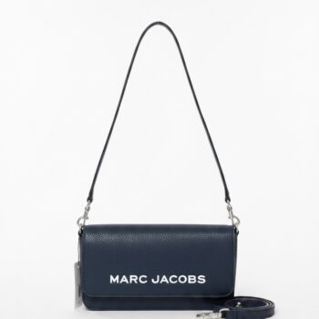 Marc Jacobs The Mini Leather Crossbody Bag (Azure Blue)