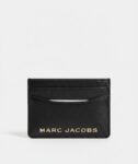 Marc Jacobs Trademarc Leather Card Case (Black)
