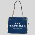 Marc Jacobs The Denim Chain Medium Tote Bag (Dark Wash)