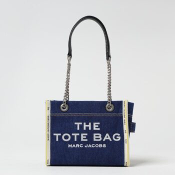Marc Jacobs The Denim Chain Small Tote Bag (Dark Wash) - Exclusive Boutique Collection