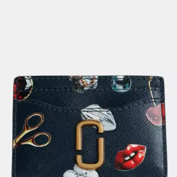 Marc Jacobs The Trinket Utility Snapshot Card Case (Navy)
