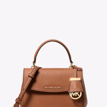 In Transit - Michael Kors Ava Mini Saffiano Leather Crossbody (Luggage)