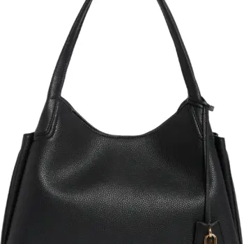 Marc Jacobs Driftwork Leather Hobo Bag (Black)