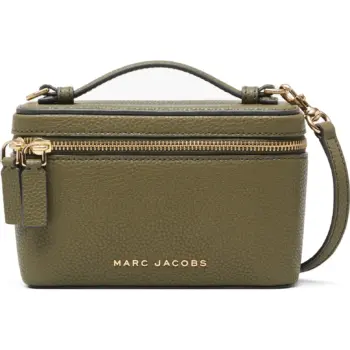 Marc Jacobs The Vanity Leather Crossbody Bag (Beech)