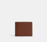 Coach 3-In-1 Wallet In Signature Leather Men Wallet(Vintage Brown)