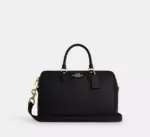 In Transit - Coach Rowan Large Satchel Bag (Black)