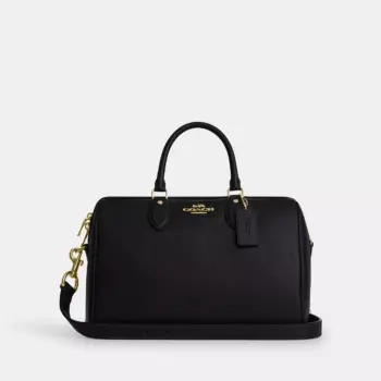In Transit - Coach Rowan Large Satchel Bag (Black)