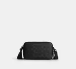 Coach Colton Crossbody Bag 19 In Signature Canvas (Black)