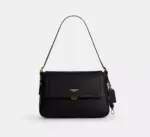 In Transit - Coach Etta Flap Bag (Black)