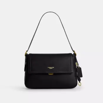 In Transit - Coach Etta Flap Bag (Black)