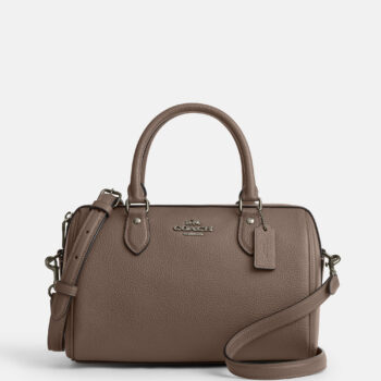 Coach Rowan Satchel Bag (Dark Stone)