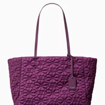Kate Spade Medium Tilly Tote in Quilted Fabric (NightShade)-Exclusive Boutique Collection
