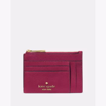 Kate Spade Large Slim Card Holder (Raspberry)