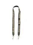 Marc Jacobs The Logo Thin Webbing Strap (Gold Multi)