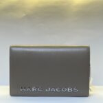 Marc Jacobs Party On A Chain Cluth and Crossbody Leather Bag (Concrete)