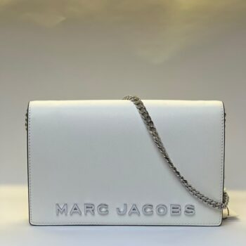 Marc Jacobs Party On A Chain Clutch and Crossbody Leather Bag (Cotton)