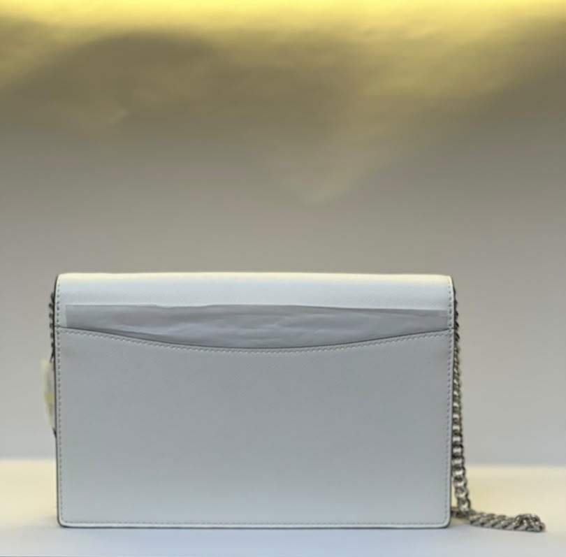 Marc Jacobs Party On A Chain Cluth and Crossbody Leather Bag (Cotton)2