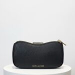 Marc Jacobs Signet Turnlock Wristlet (Black)