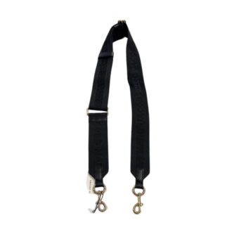 Marc Jacobs The Logo Webbing Strap (Black)