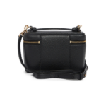 Marc Jacobs The Vanity Leather Crossbody Bag (Black)