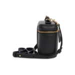 Marc Jacobs The Vanity Leather Crossbody Bag (Black)