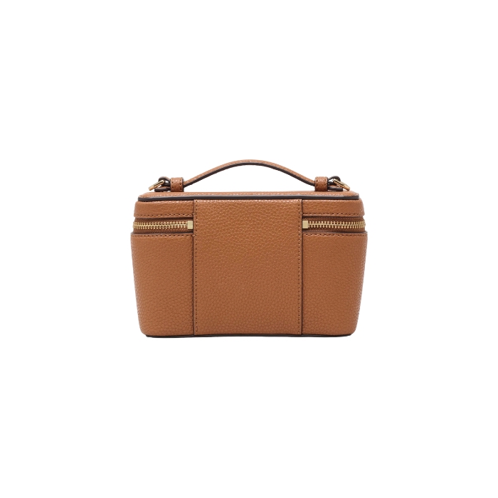 Marc Jacobs The Vanity Leather Crossbody Bag (Whiskey)1
