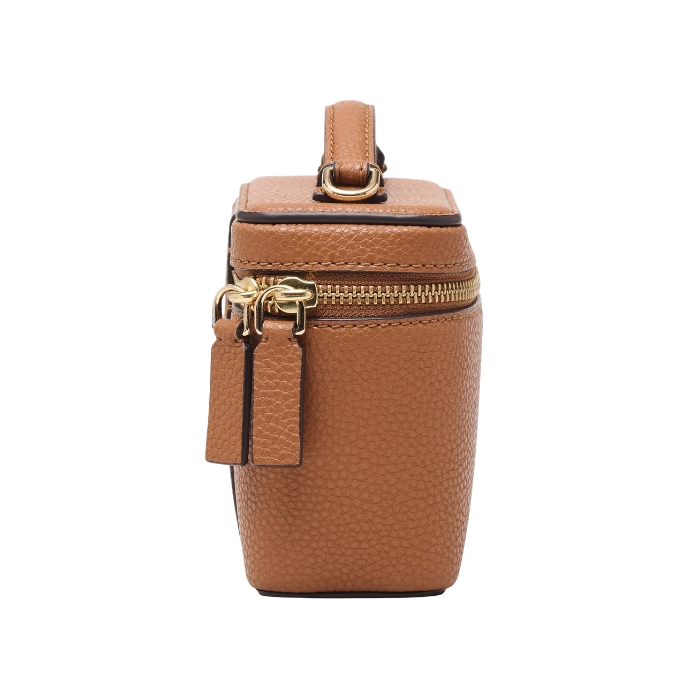 Marc Jacobs The Vanity Leather Crossbody Bag (Whiskey)2