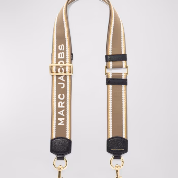 Marc Jacobs The Logo Webbing Strap (Beige)