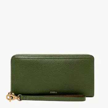 Fossil Logan RFID Zip Around Clutch Wallet (Mystic)